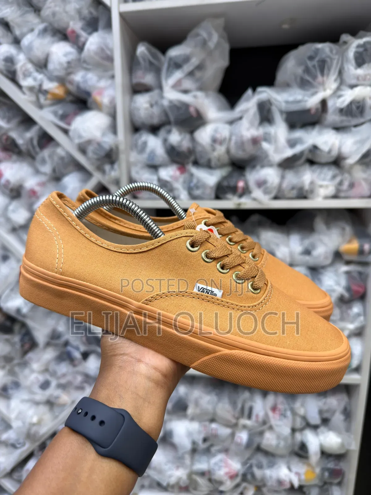 All Brown Plain Color Vans