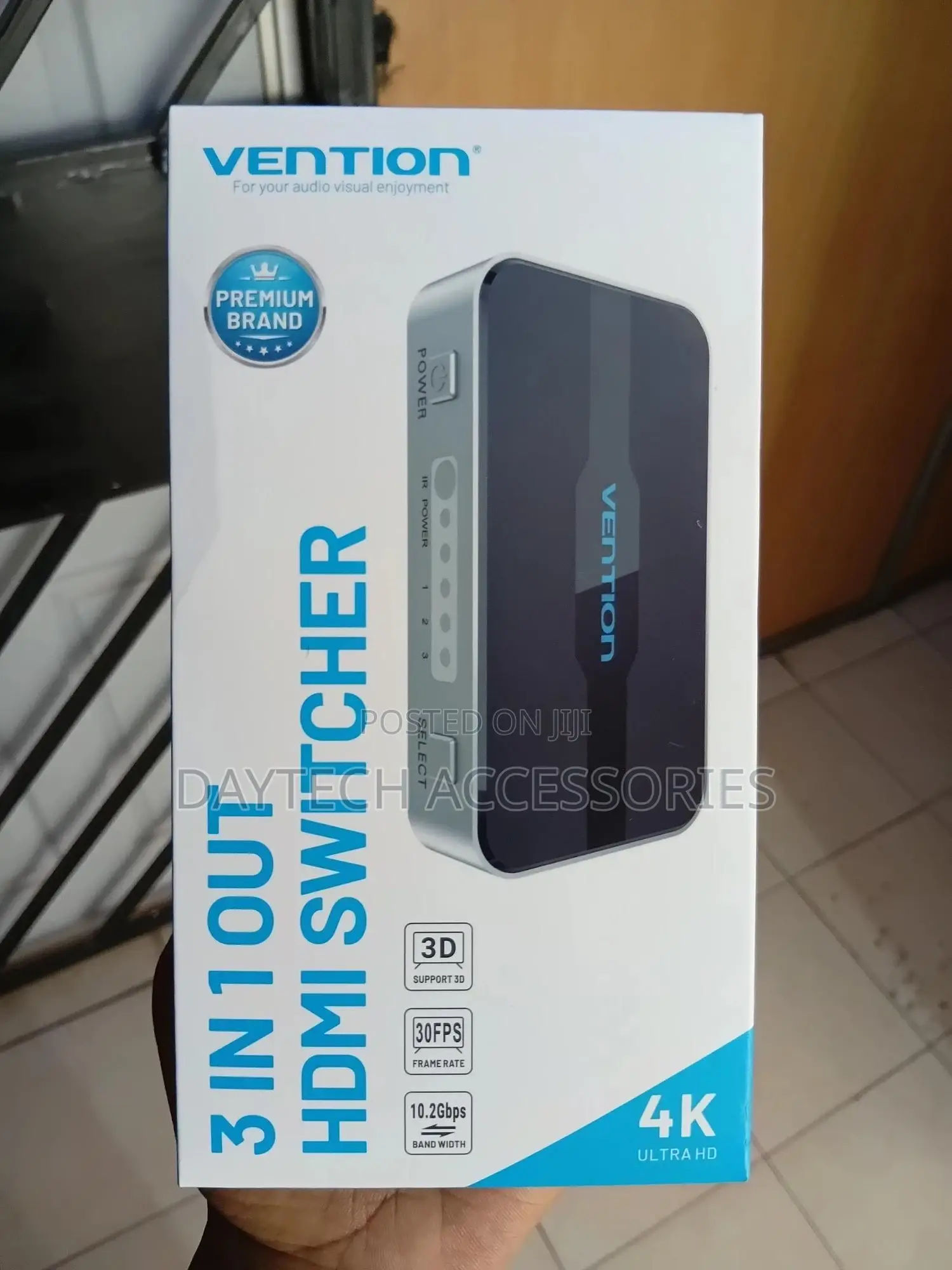 Vention 3 in 1 Out Hdmi 2.0 Switcher Grey Aluminium Alloy