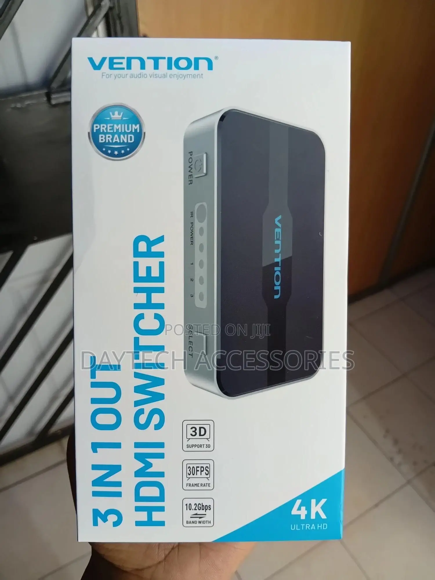 Vention 3 in 1 Out Hdmi 2.0 Switcher Grey Aluminium Alloy