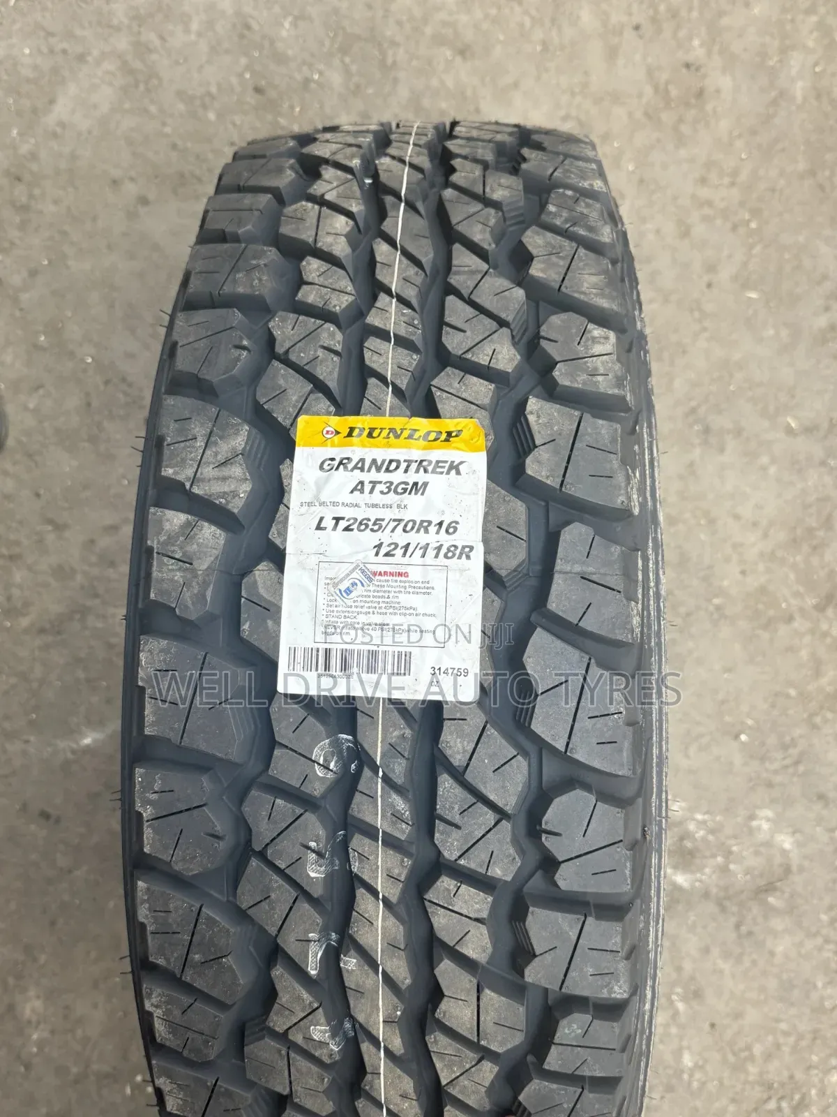 Lt 265/70r16 Dunlop Grandtrek a/T