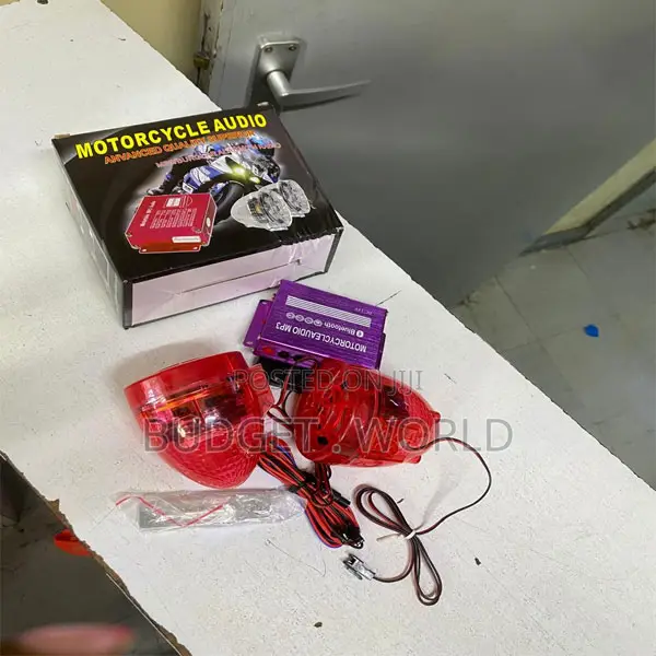 Motorbike Security Alarm With Flashing Leds
