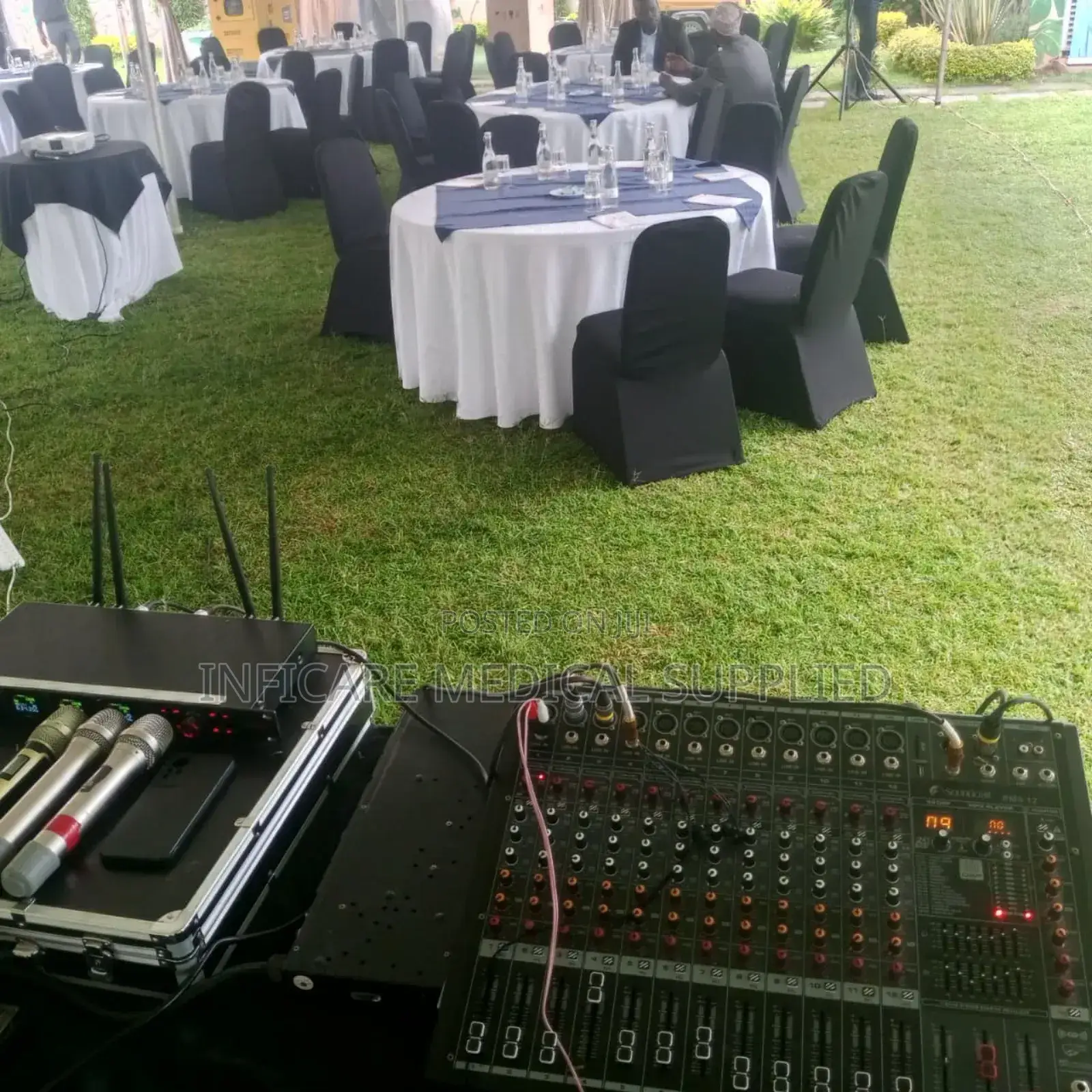 Sound Mixer and Speakers for Hire