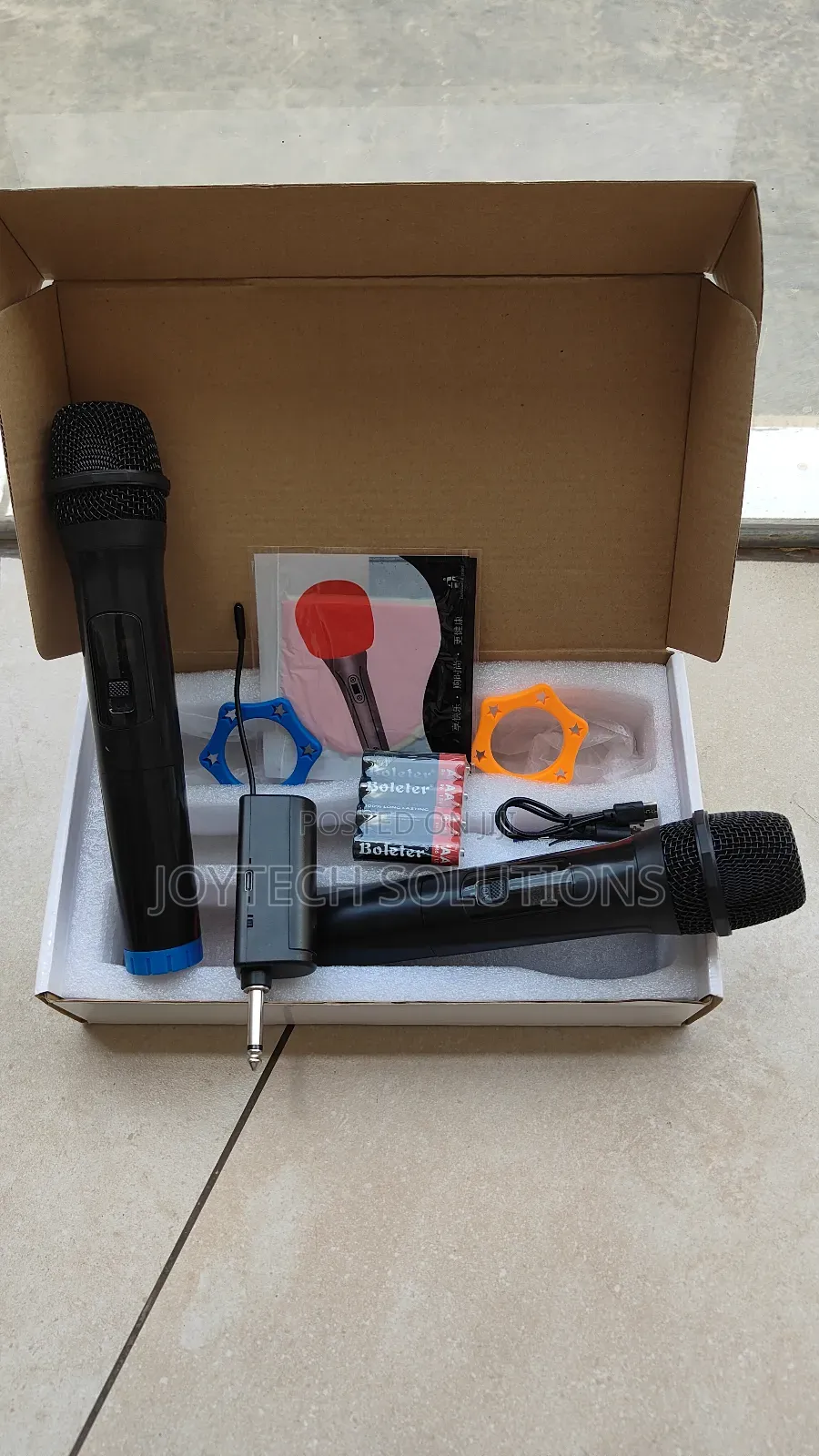Universal Wireless Microphones With Rechargeable Receiver