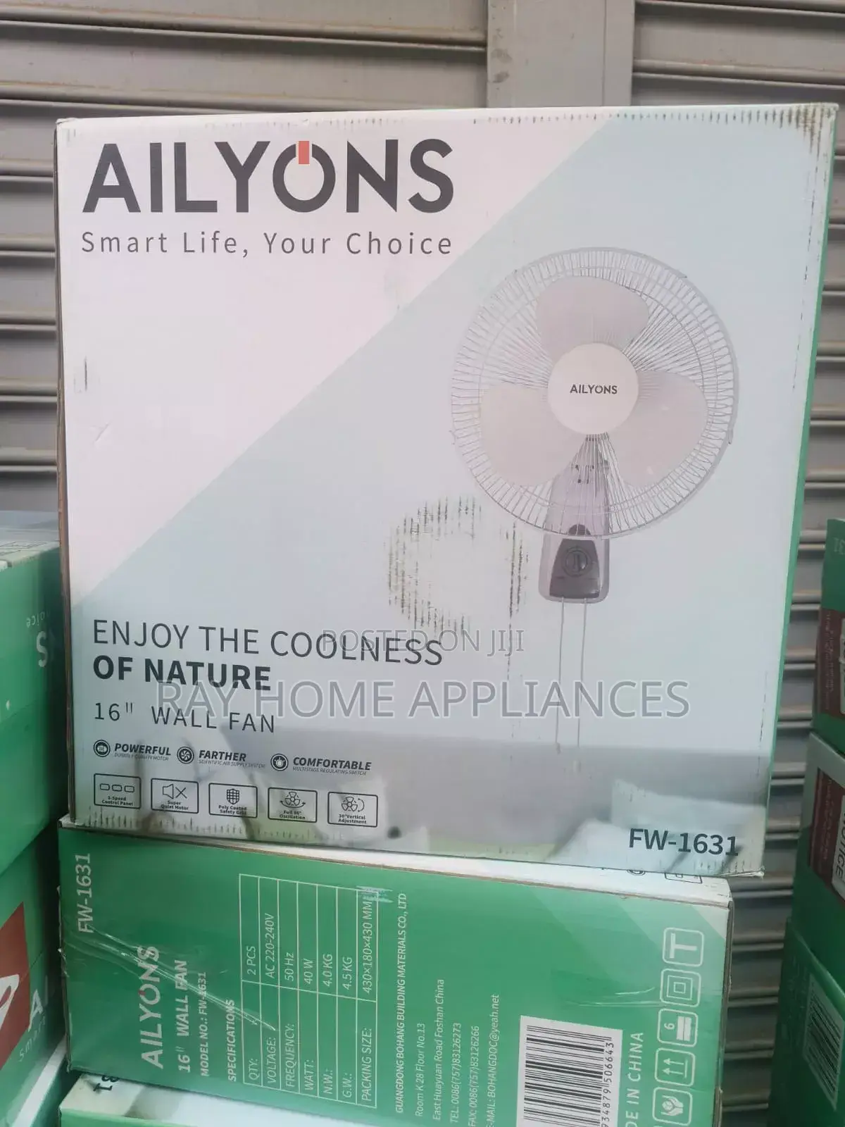16 Inches Wall Fan Ailyons