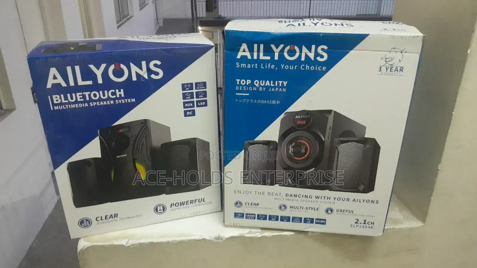 Ailyons 2.1ch Mini Subwoofer Speaker System