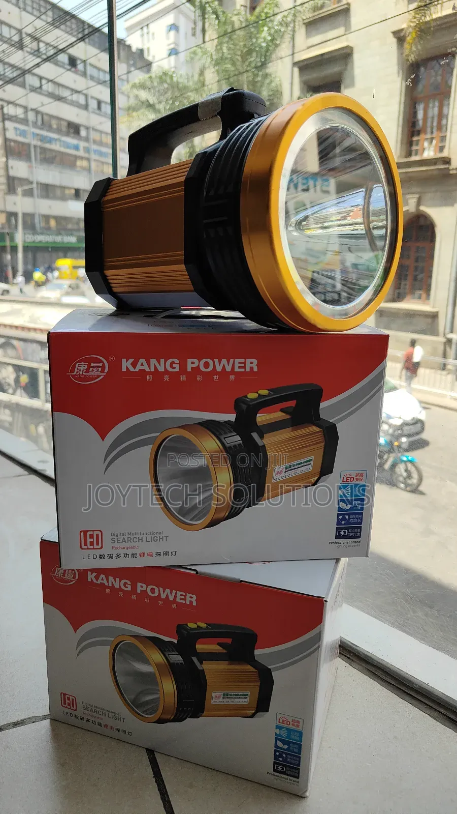 Kang Power Led Digital Multi-Function Electric Searchlight.