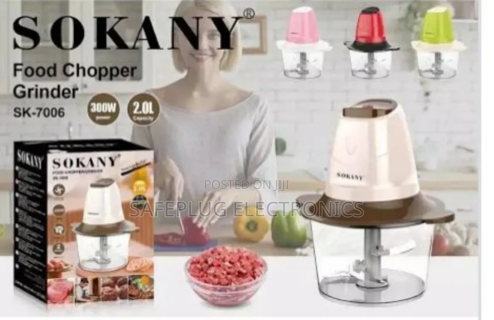 Food Chopper Sokany 2l Food Processor - Save Time Cooking!