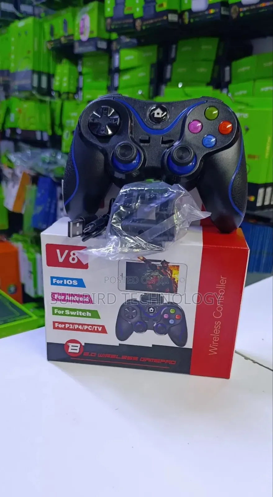 V8 Bluetooth Wireless Gamepad Game Controller