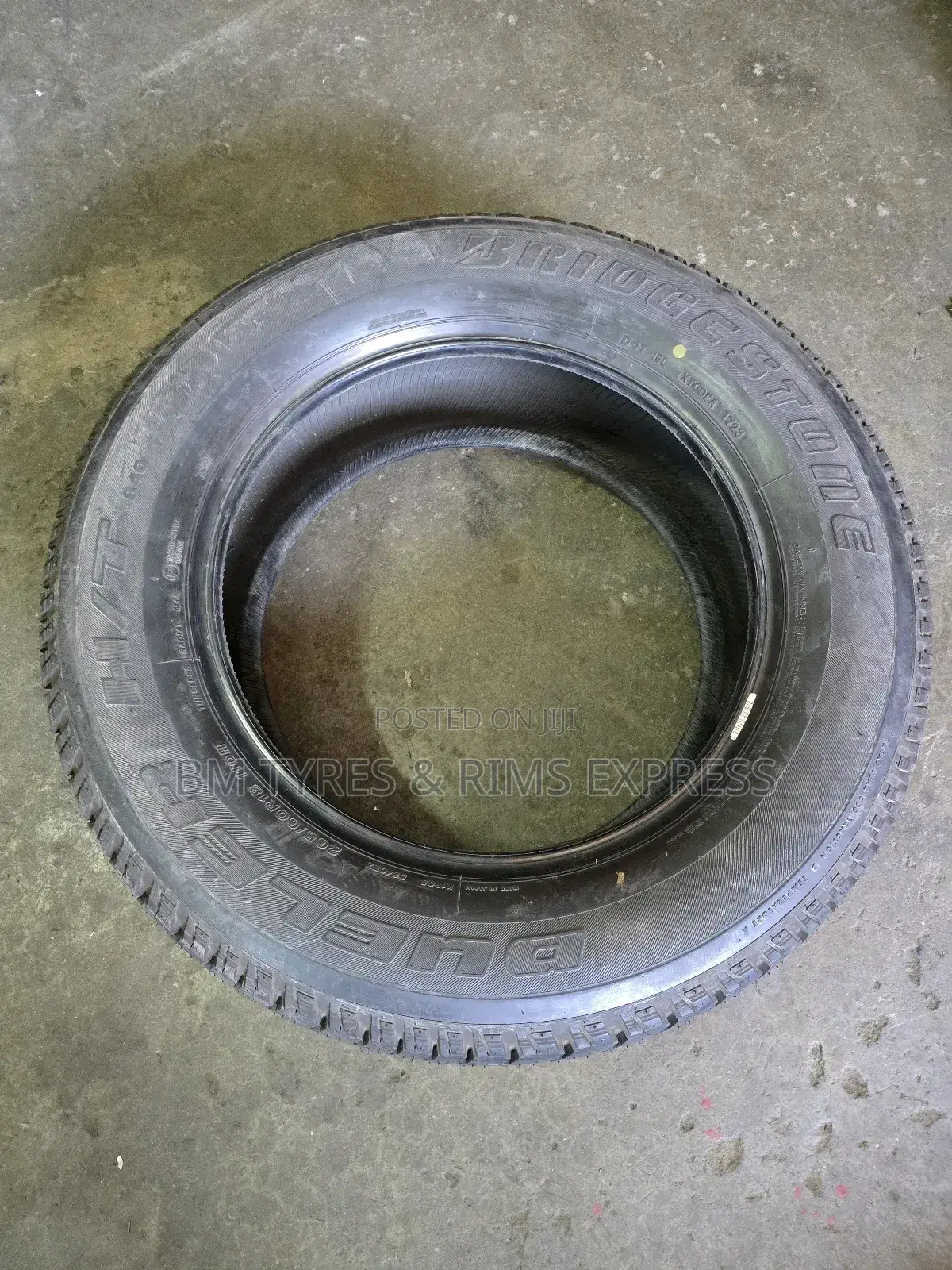 265 /60 R18 Bridgestone Tyres (Highway Terrein) Japan.