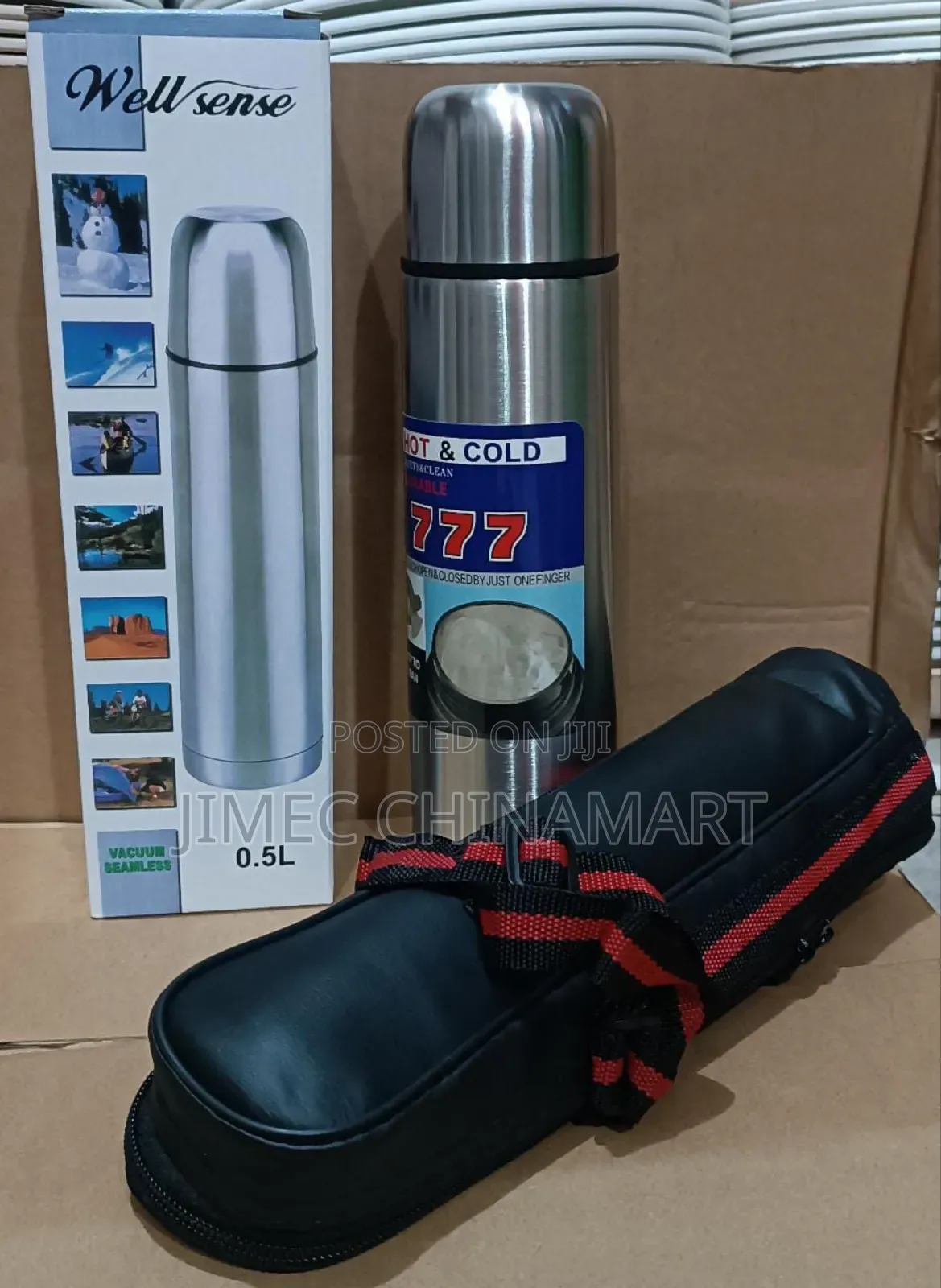500ml Stainless Steel Unbreakable Flask | Hot Cold Bottle