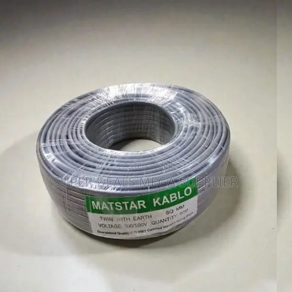 Easy to Use 4.0mm Twin With Earth Flat Electrical Wiring Cable
