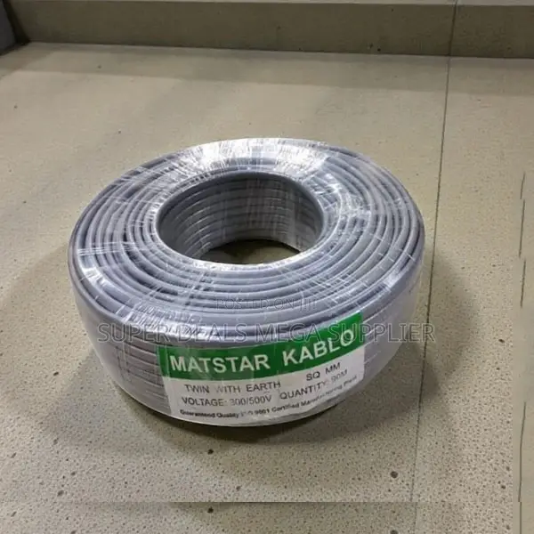 Easy to Install 4.0mm Twin With Earth Flat Electrical Wiring Cable