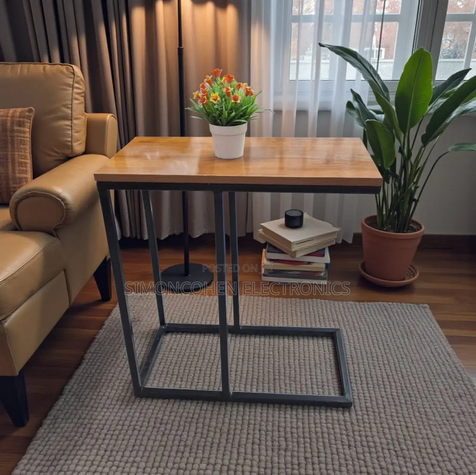 Sasha Wooden Side Table/ Laptop Stand