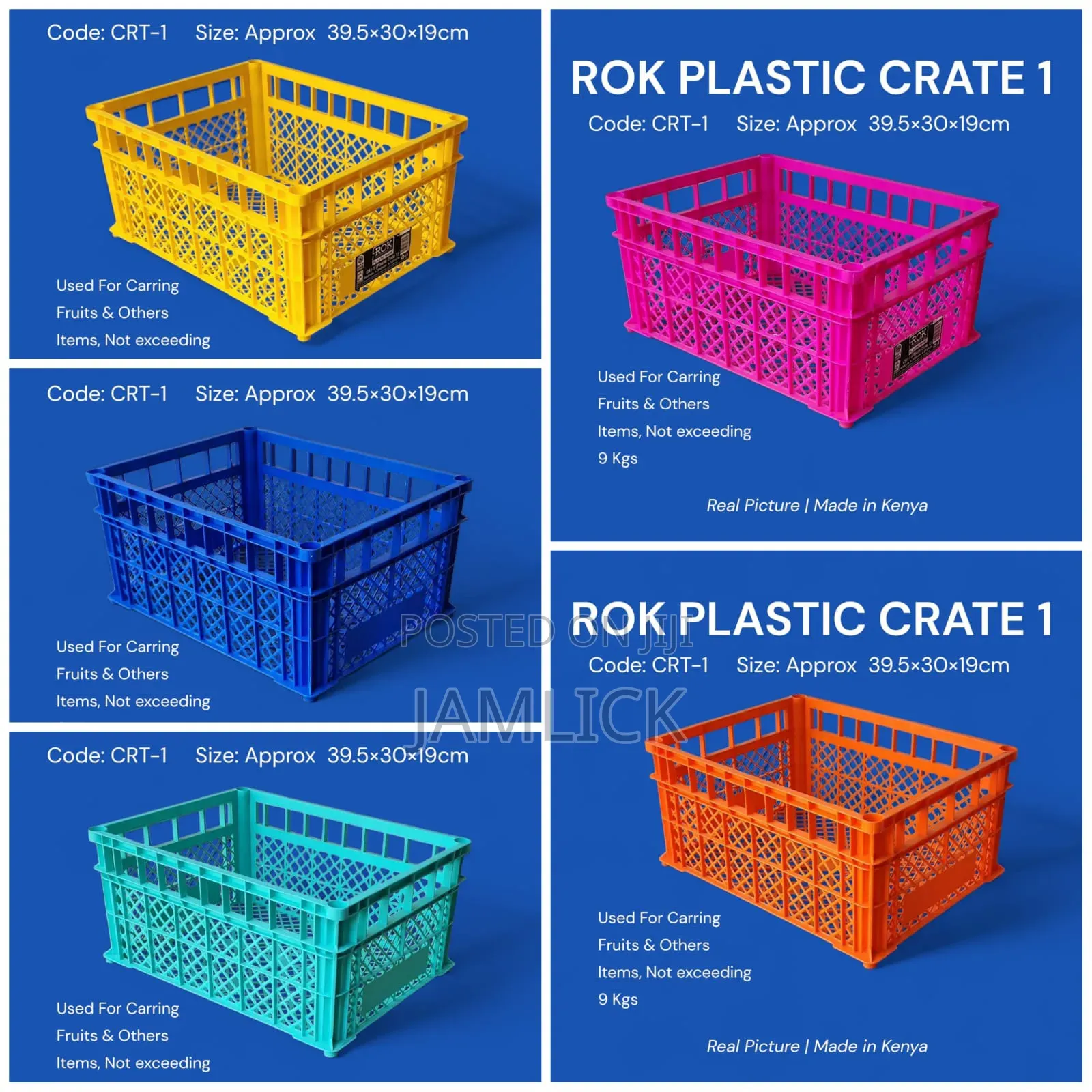 Rok Plastic Crate - Bn