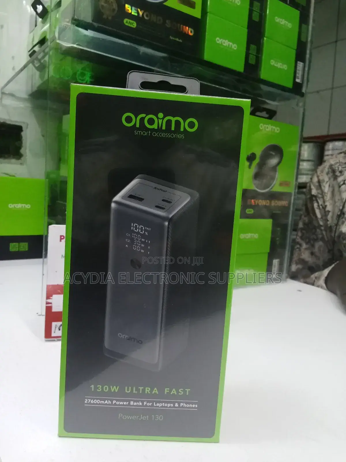Oraimo Powerjet 130 130w Ultra Fast Power Bank for Laptops and Phones