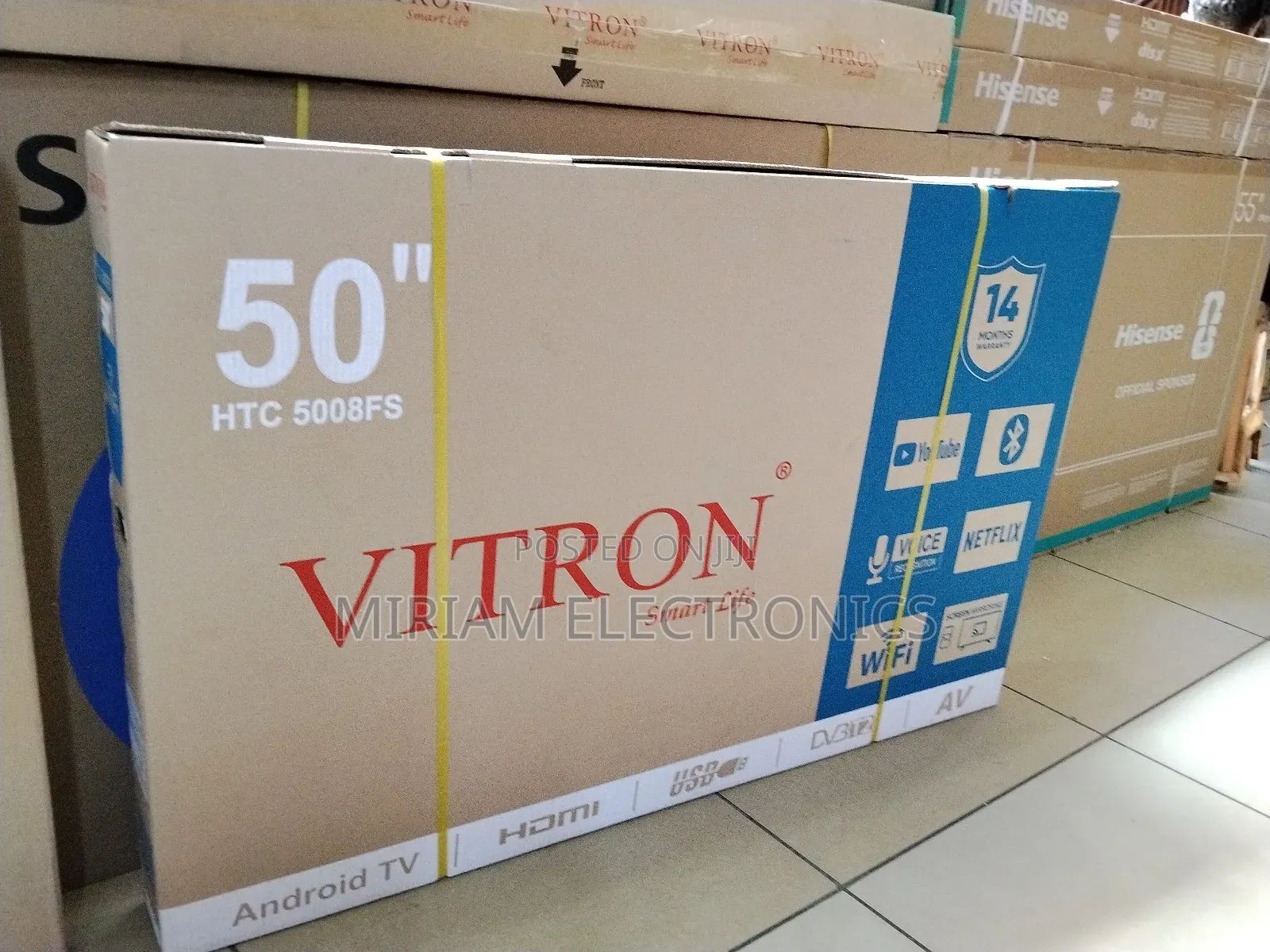 Vitron 50" Full Hd Smart Android Tv