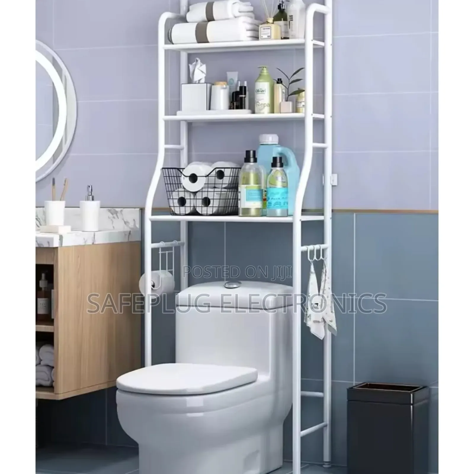 Toilet Rack - Conjure 3-Tier Storage in 60 Secs | Rustproof