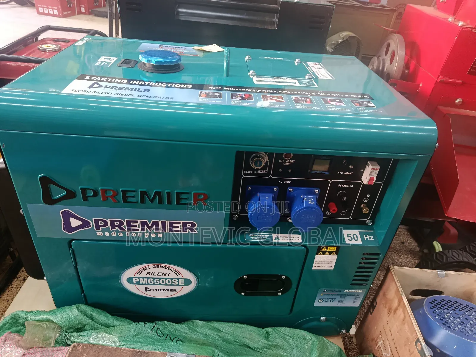 Premier Silent Diesel Generator Pm6500se /Pm6500se 6.6kva