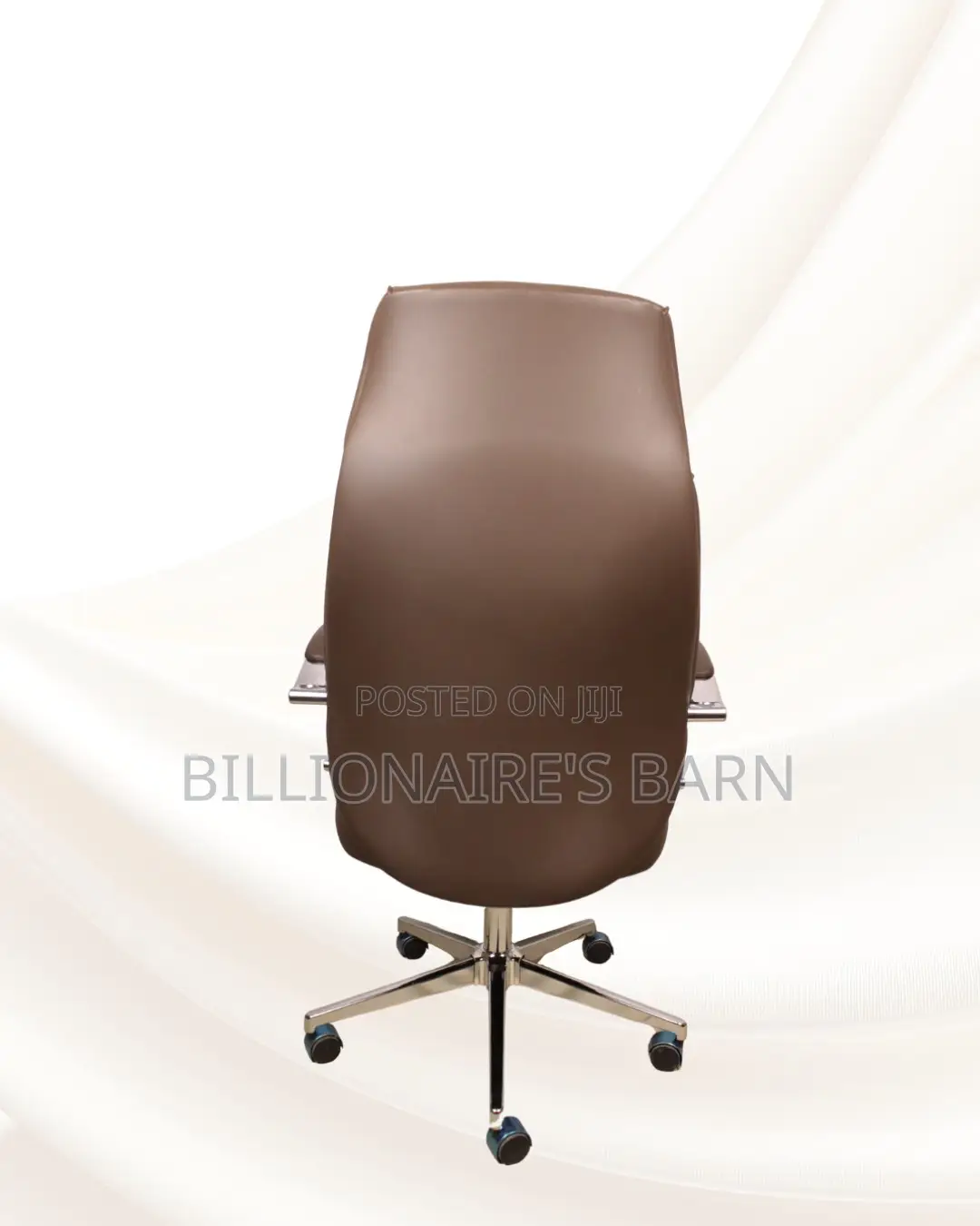 Executive Leather Chair | Office-Ready Style, Padded Arm Comfort