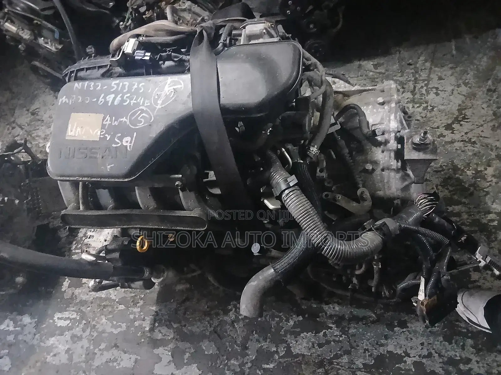 Nissan Mr20 2.0l Engine Complete – X-Trail T32 (4wd)