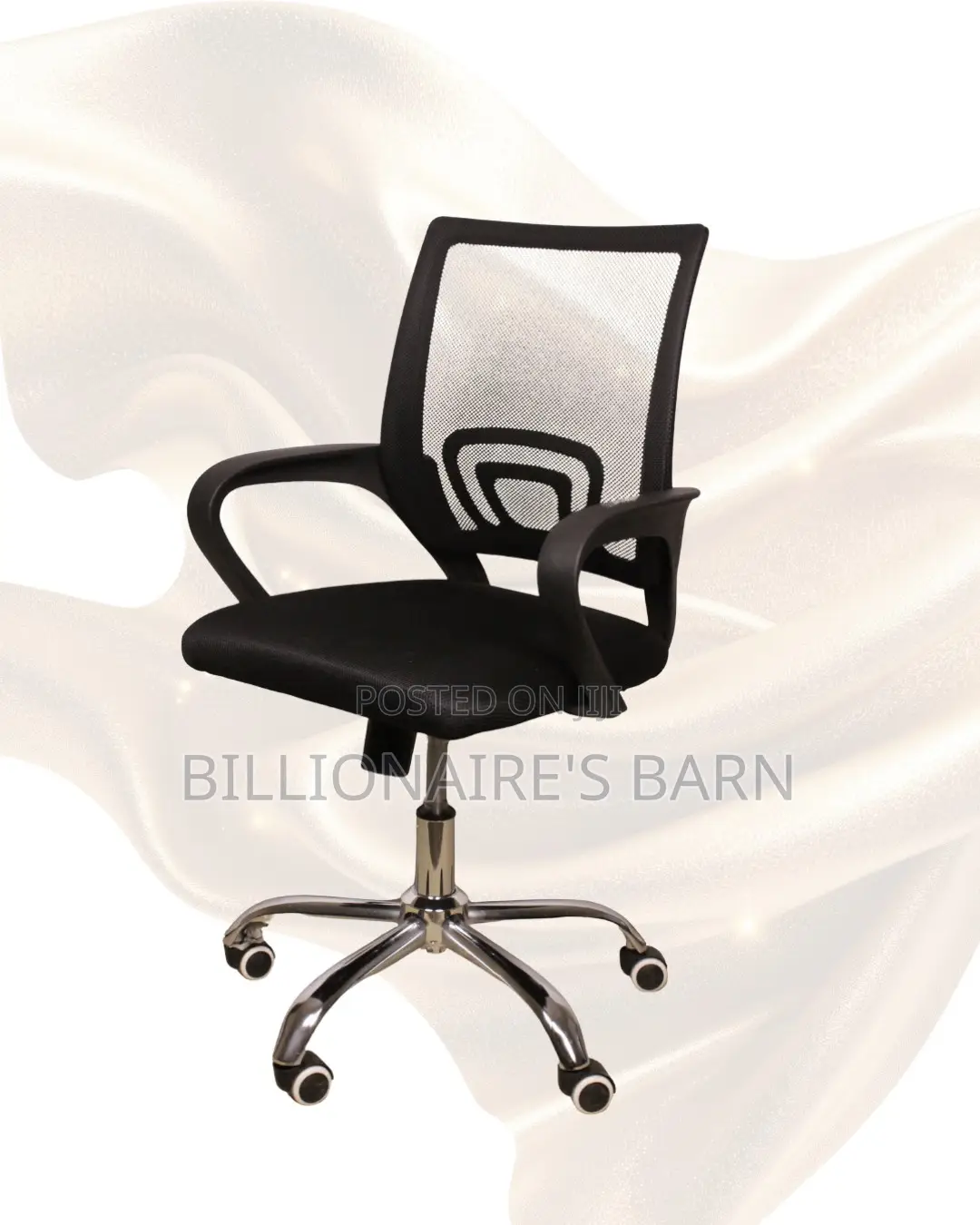 Ergonomic Office Chair for Work — Neat Look, Breathable Mesh Airflow