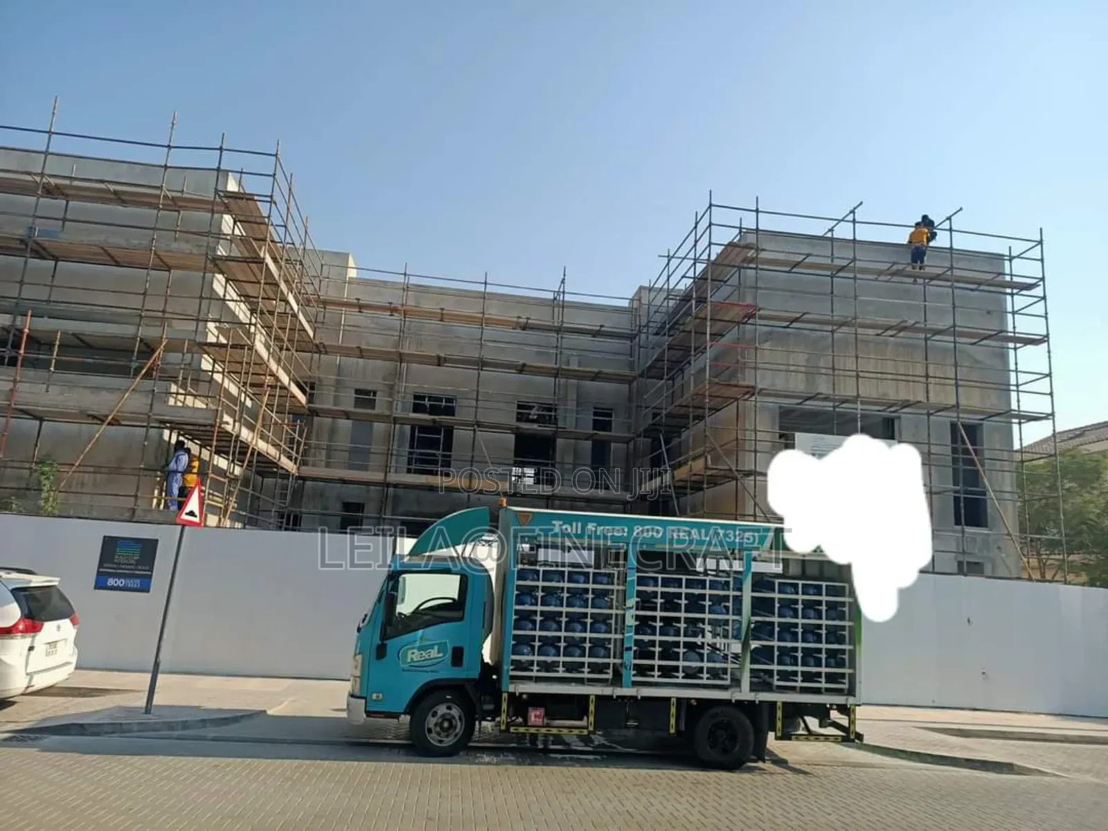 Scaffolding Height Access Using Cuplock
