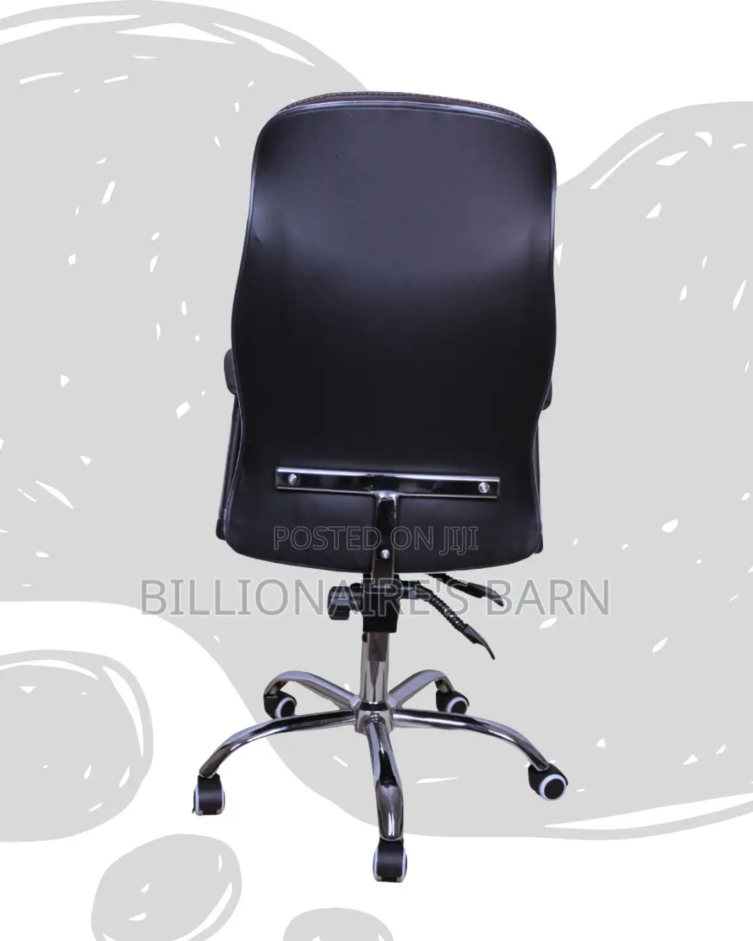 Executive Leather Office Chair High-Back | Premium Leather Finish