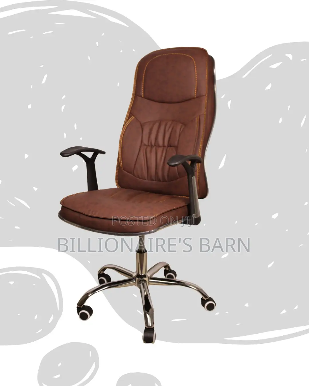 Ergonomic Office Chair for Work | Executive Finish, Padded Arm Comfort