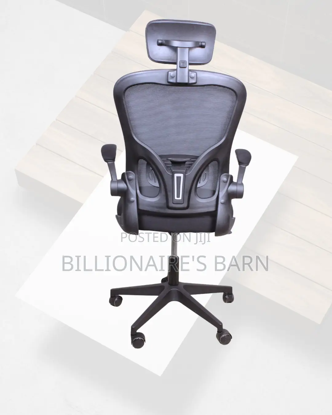 Adjustable Headrest Work Chair for Office — Easy Adjustments