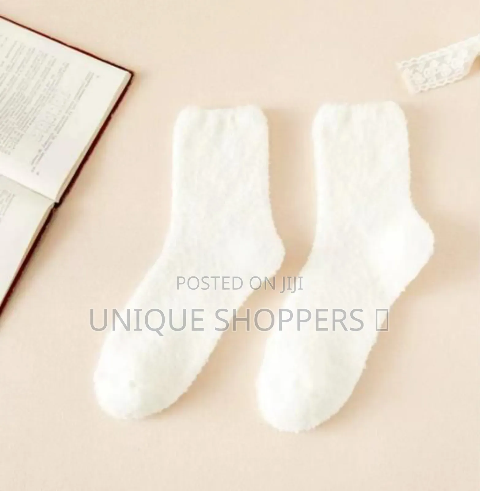 /-* Thickened Fleece Coral Socks Women's Mid-Calf Sleepwear