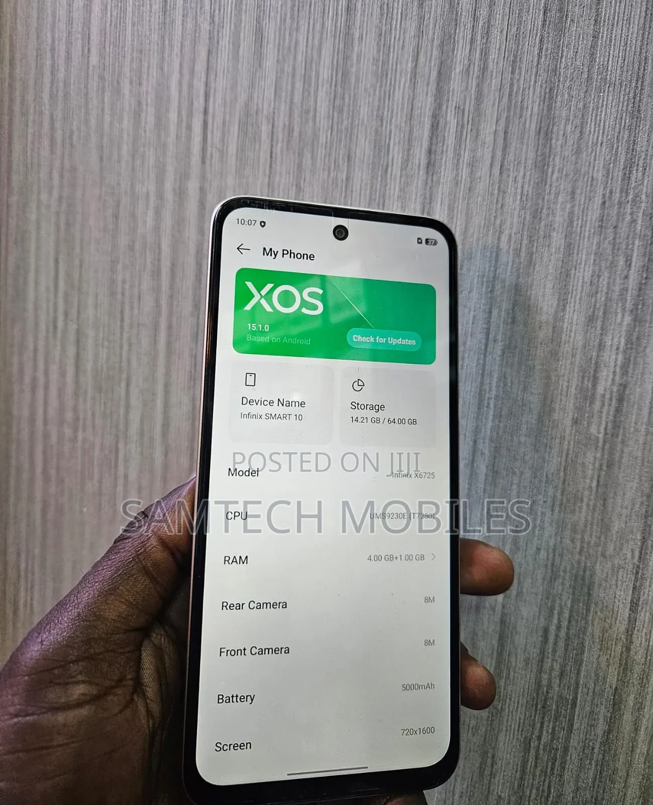 Infinix Smart 10 128 GB Gold