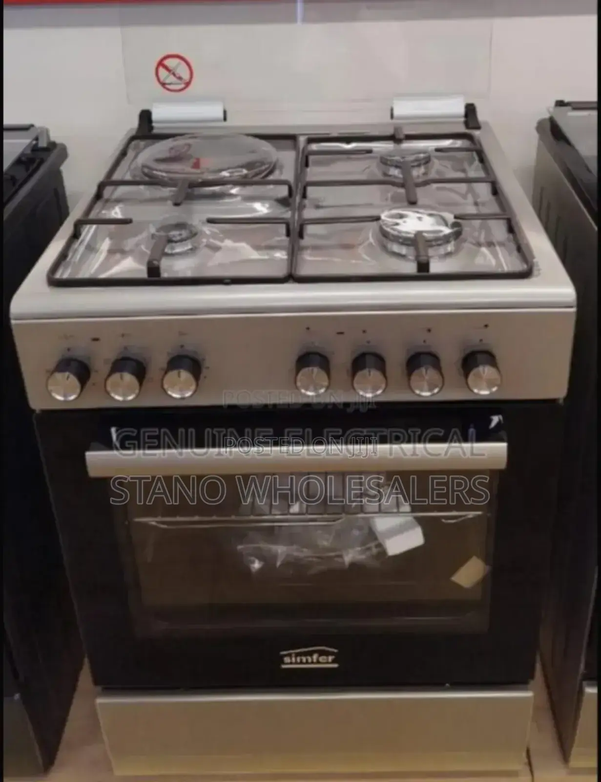 With Electric Oven- Von 60by60 With Simfer Cooker