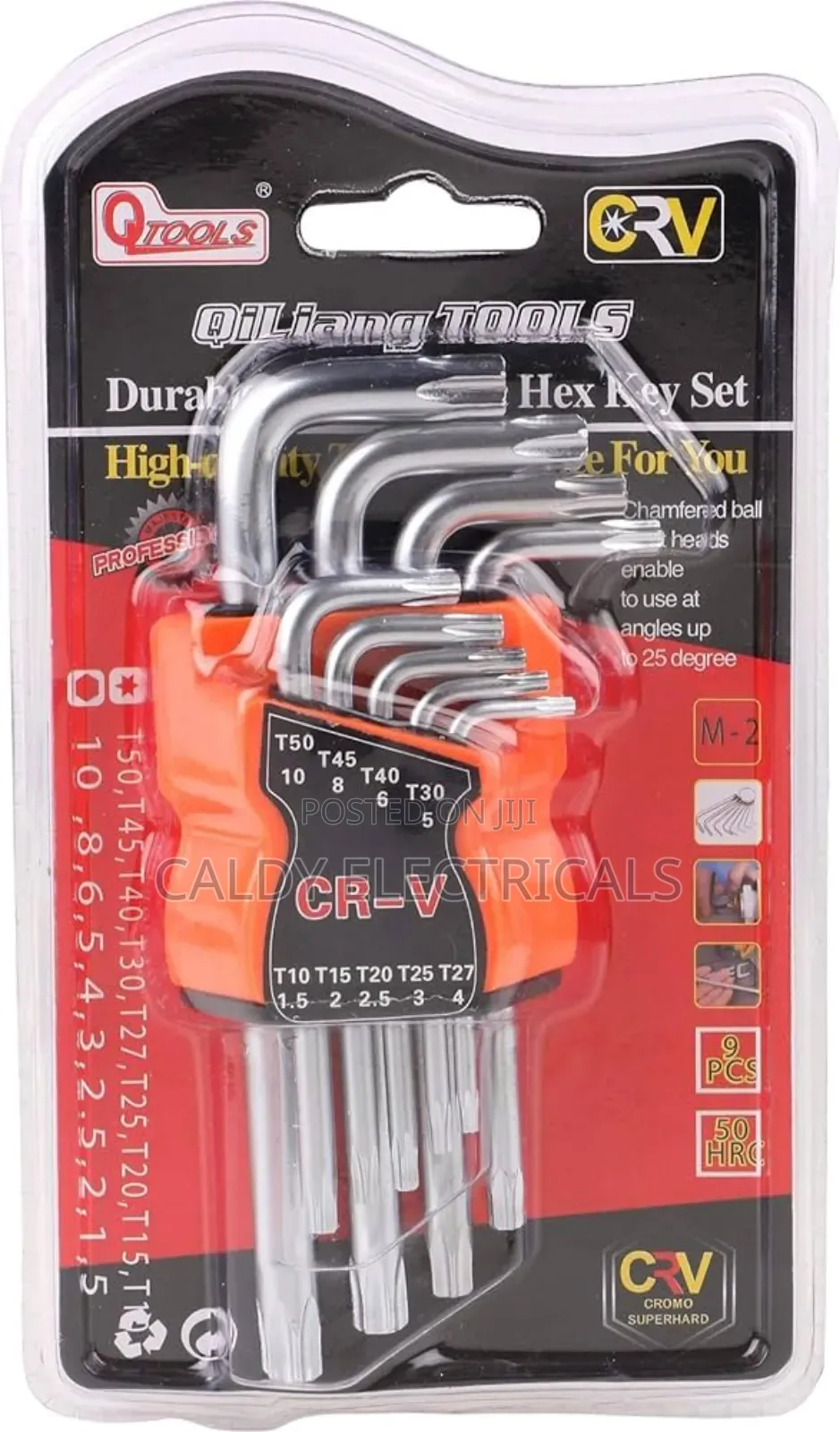 Elegant 9-Piece Hex Allan Key Screw Set Vc4r