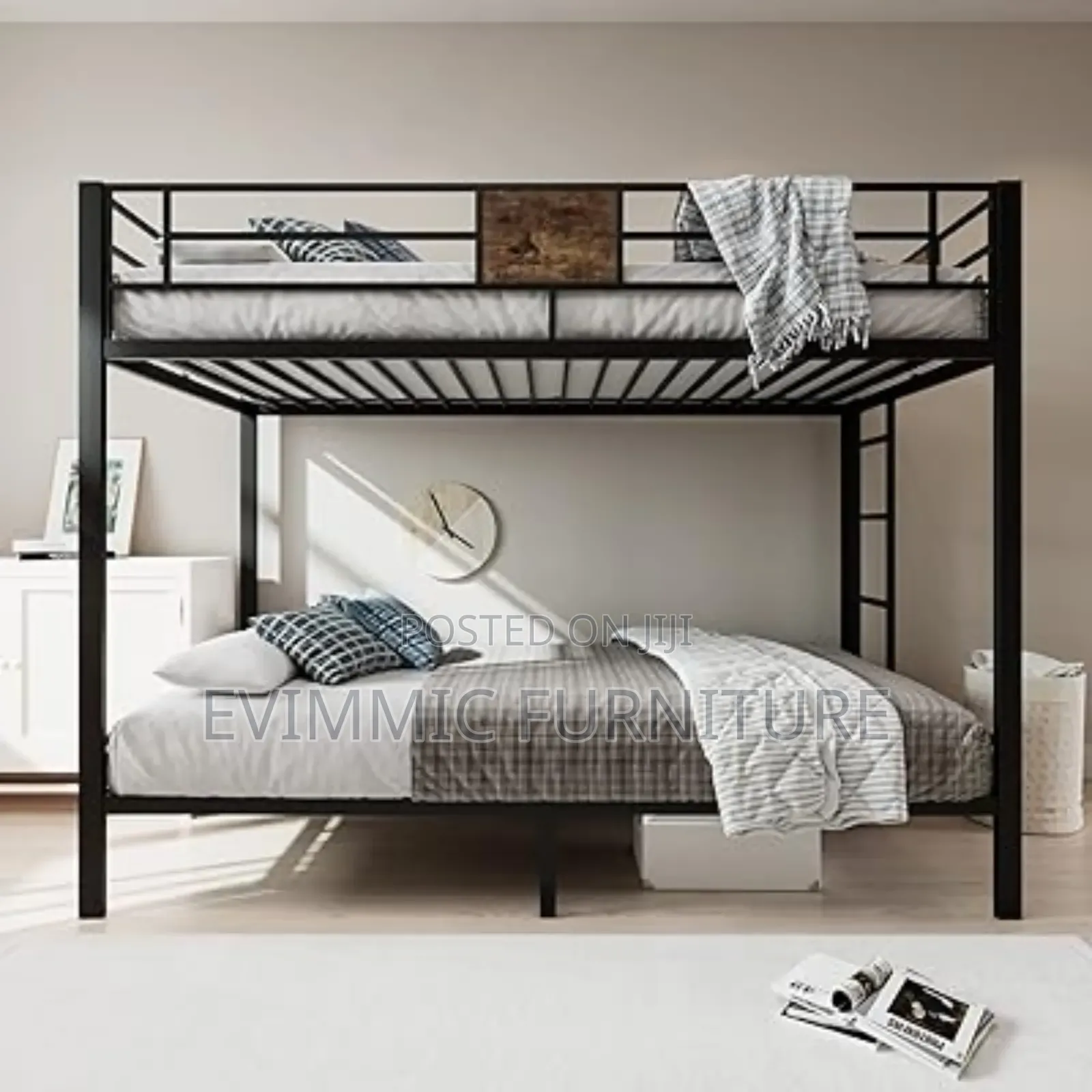 Rustic Metal Bunk Bed