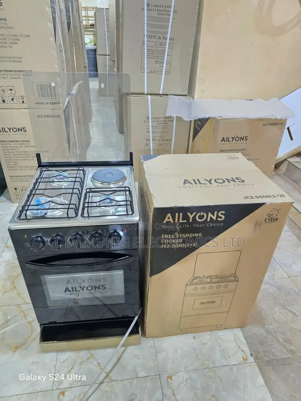 Ailyons 3+1 Cooker Size: 60 by 60 Electric Oven