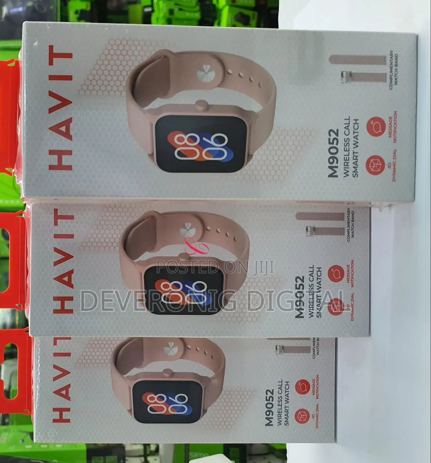 Havit M9052 Wireless Call Smart Watch *With Free Extra Strap