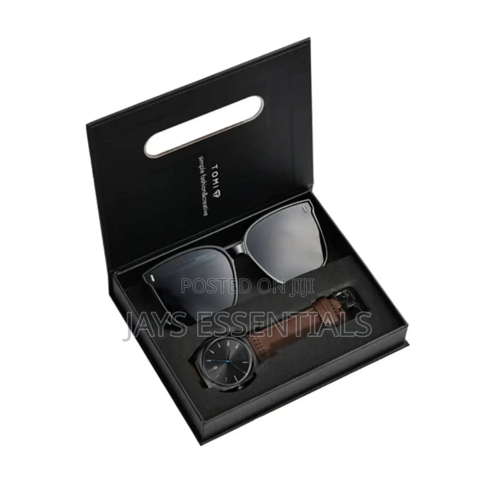2pc Tomi Gents Watch Sunglasses Valentines Gift Set