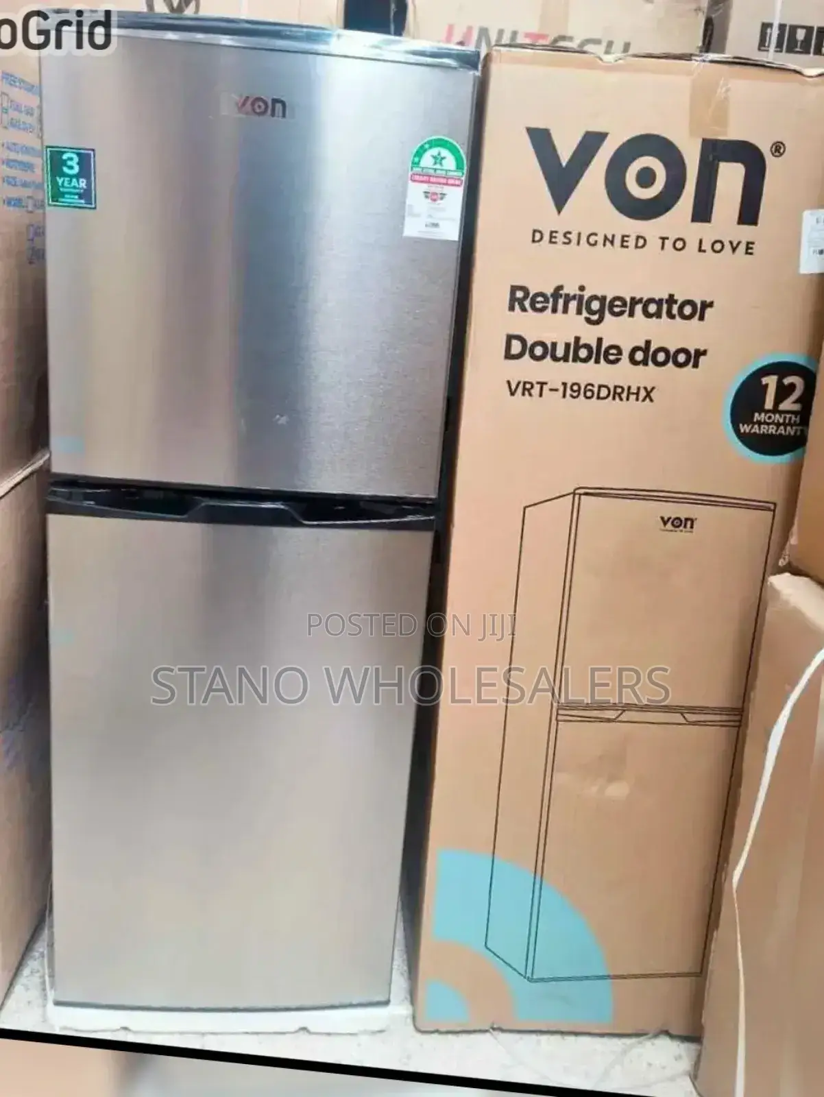 Von With Capacity Holder of 195 Litres Vrt181drax