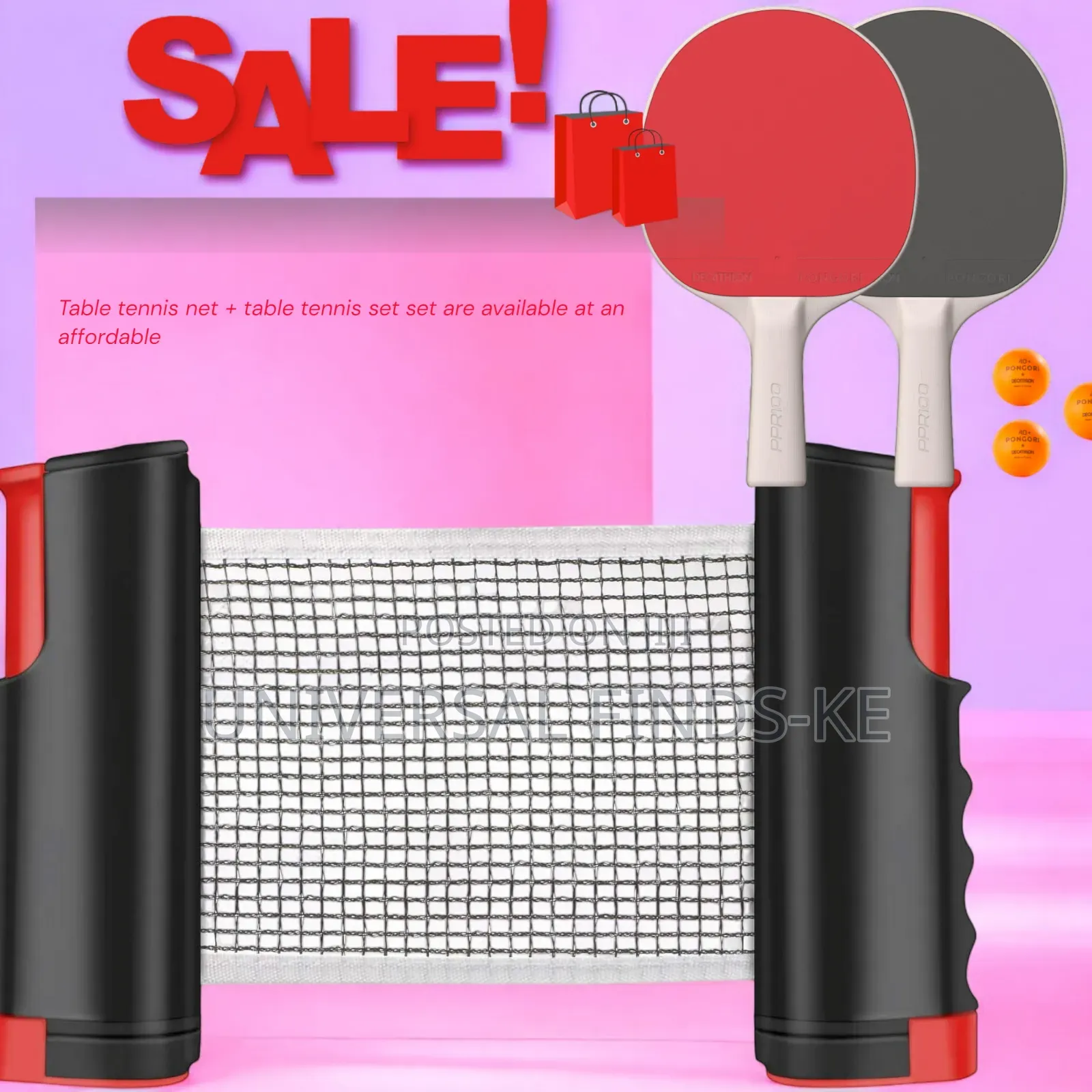 Table Tennis Net + Table Tennis Set Available