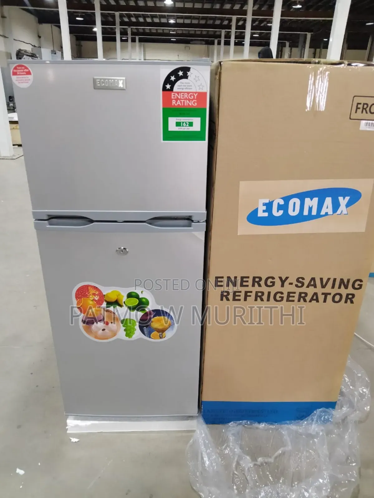 Ecomax 118 Litres Double Door Refrigerator