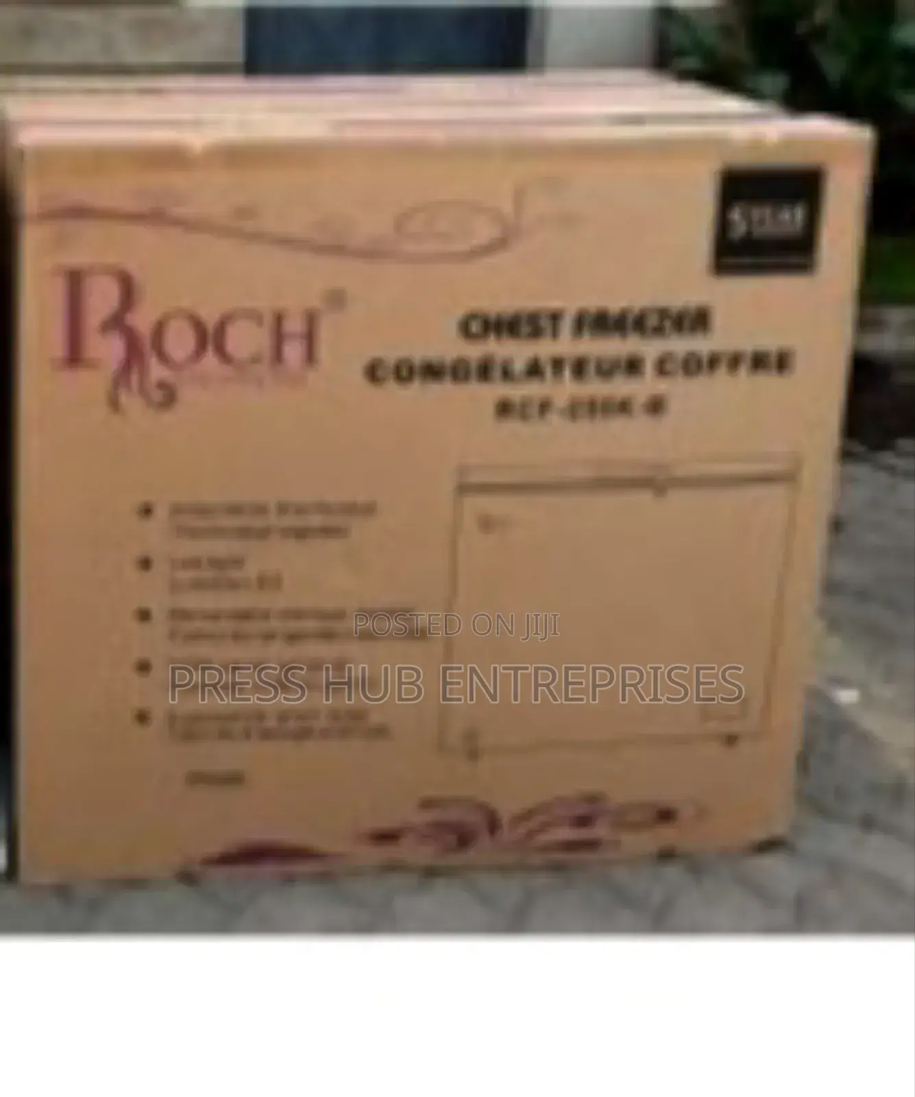 Roch RCF--B 200l Chest Freezer," 