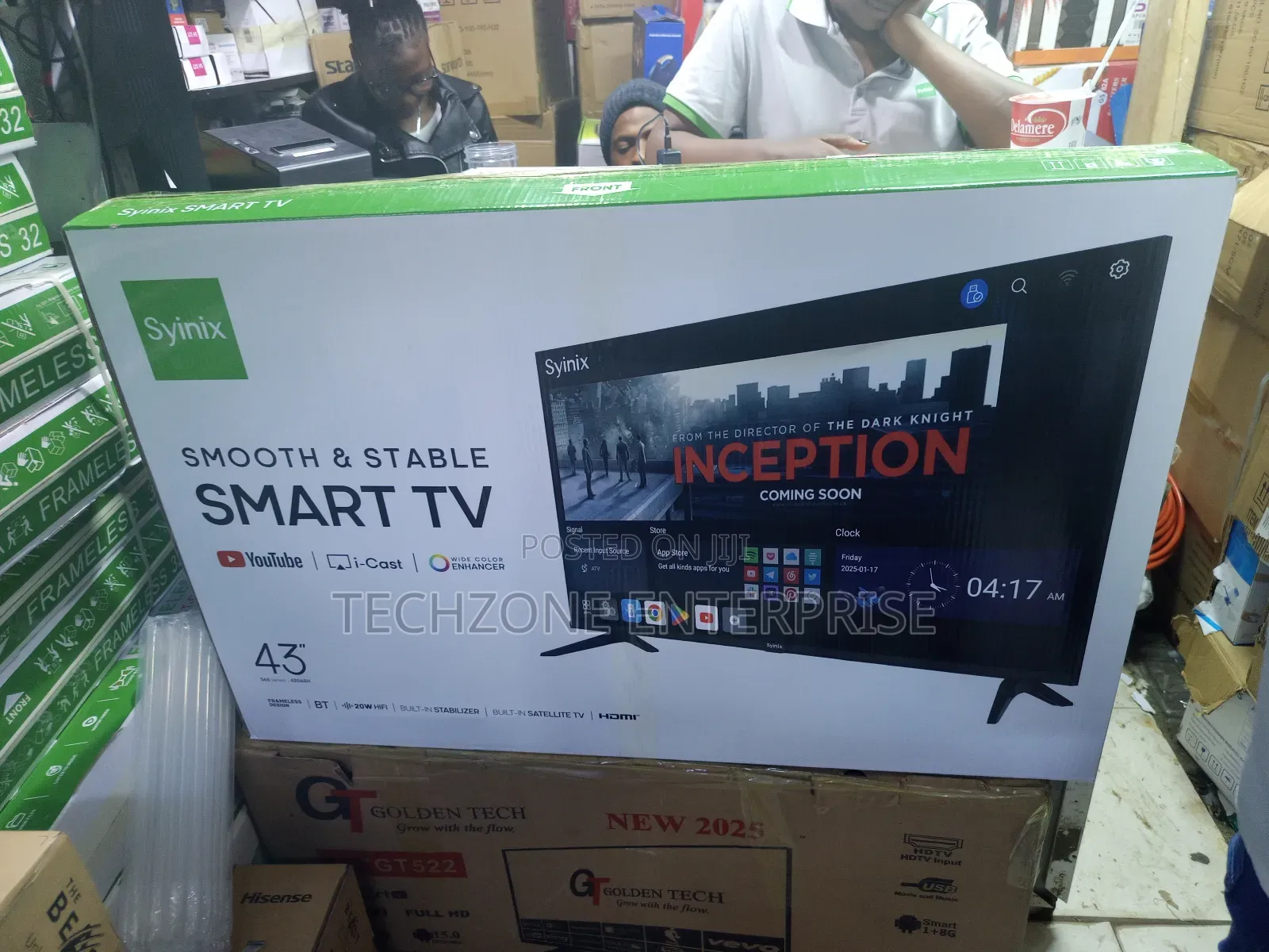 Syinix 43s6h 43 Inches Smart Android Tv With Multiple Ports 
