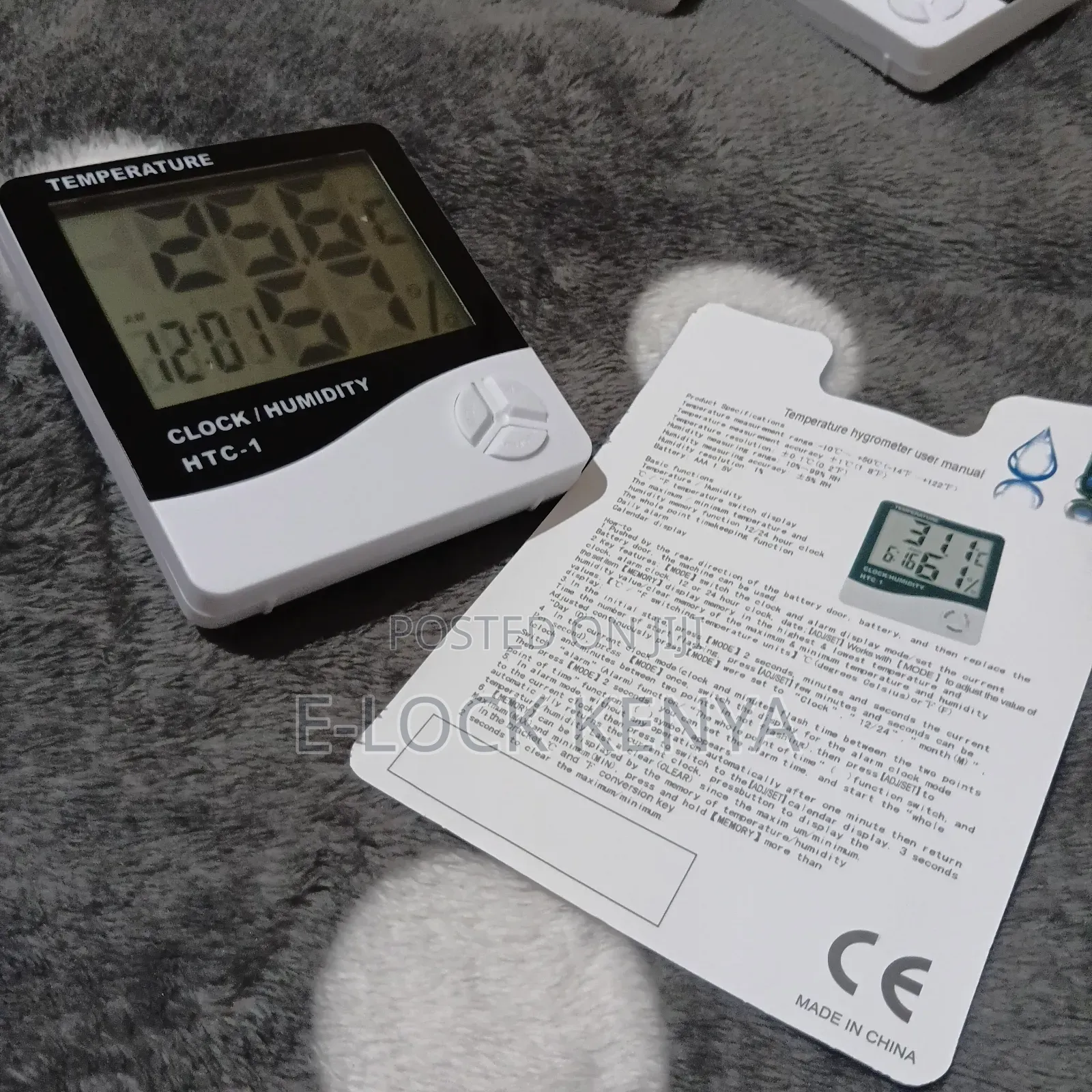 Time,Humidity, Temperature Clock