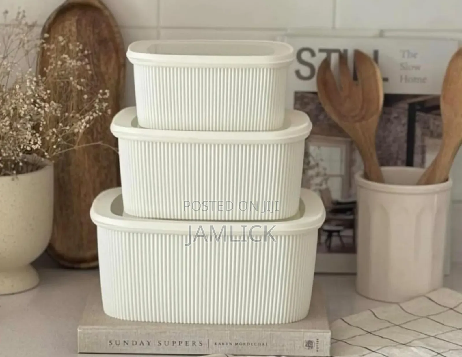 3pcs Multipurpose Storage Containers
 - Av