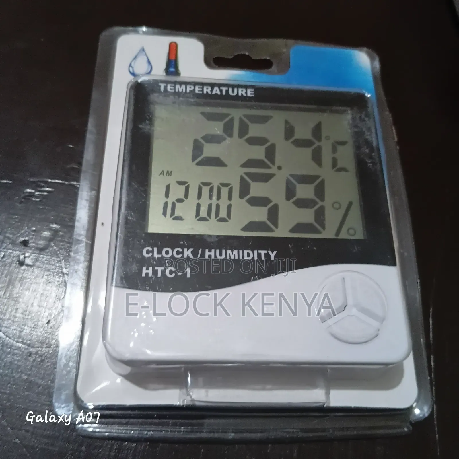 Laboratory Temperature Humidity Clock