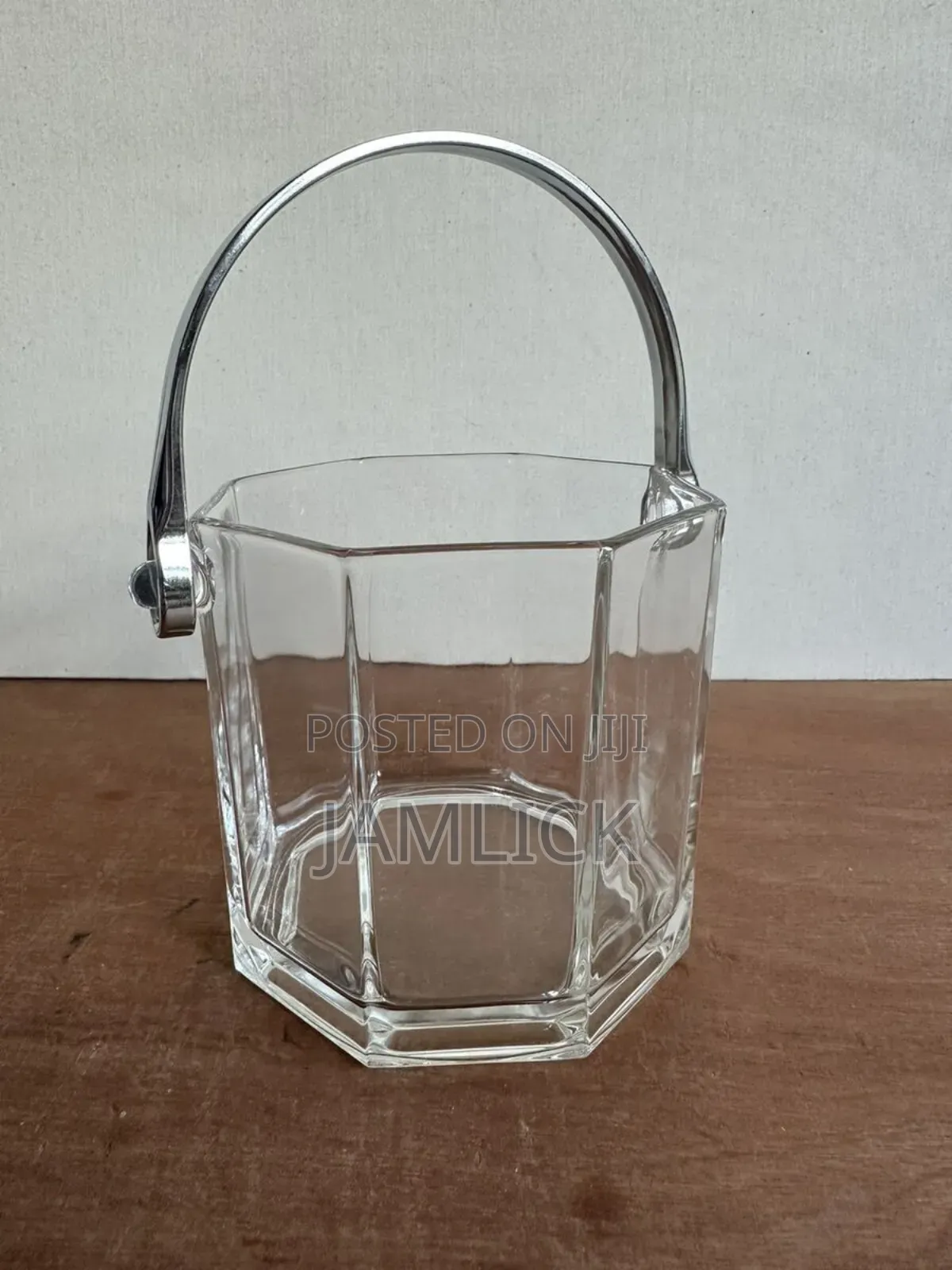 1l Heavy Glass Ice Cube Bucket - Pm