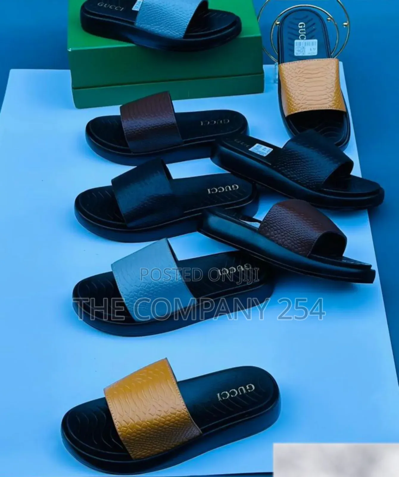 Casual Adidas Rubber Sole Open Slides Shoes