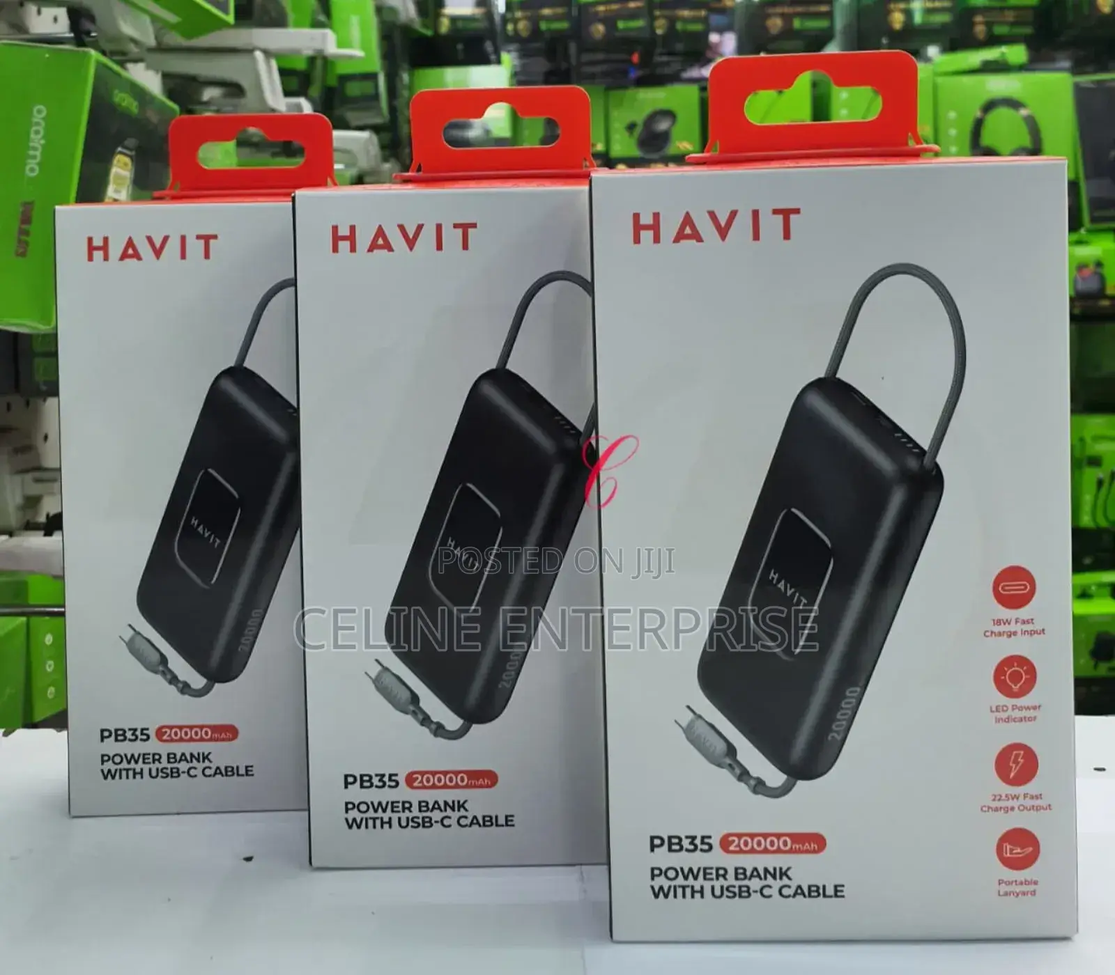 Havit Pb35 *22.5w 20,000mah* Power Bank