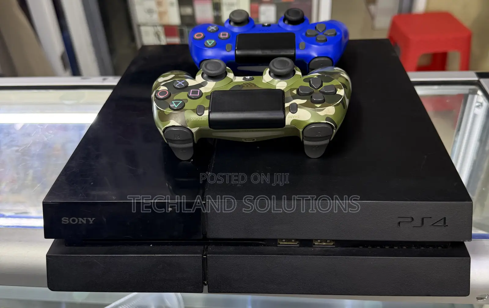 Like New Chipped Ps4 Standard With 2 Pads and 10 Games