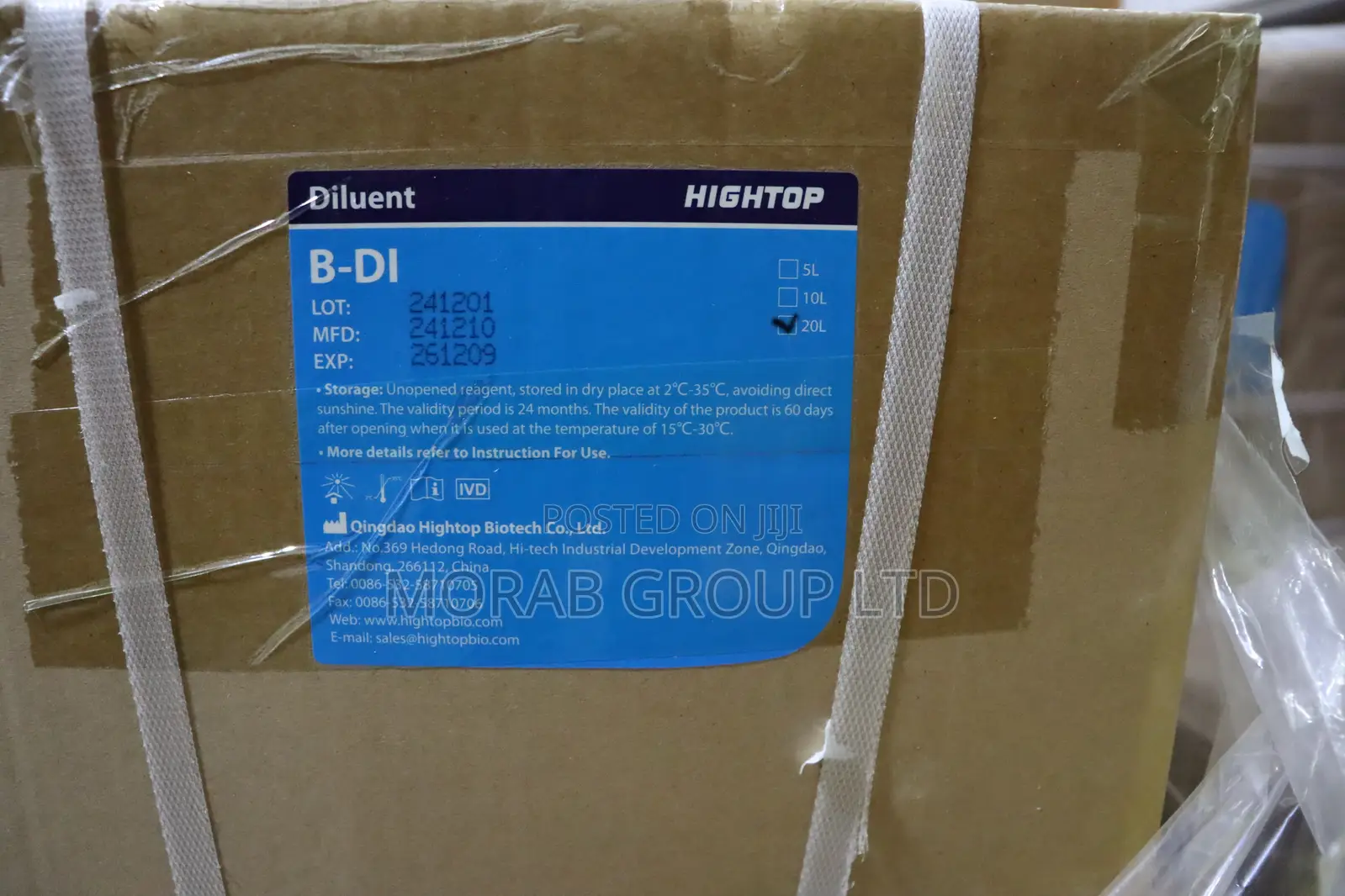 Diluent for Hematology Analyzer Hightop
